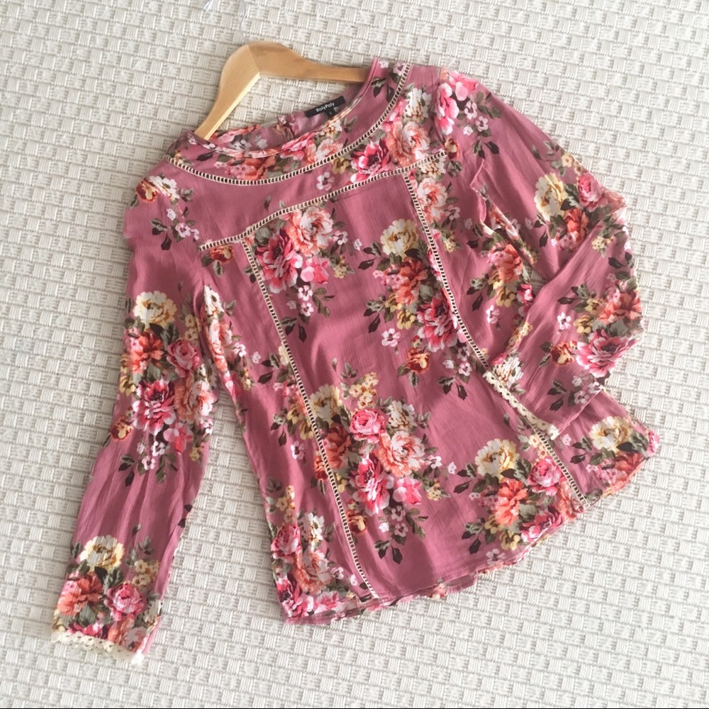 Pink Floral Top